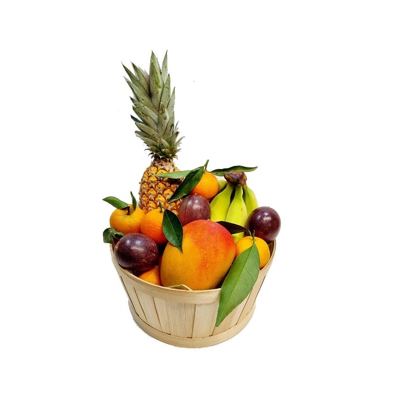 Corbeille de fruits exotiques